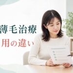 女性の薄毛治療と保険適用の考え方