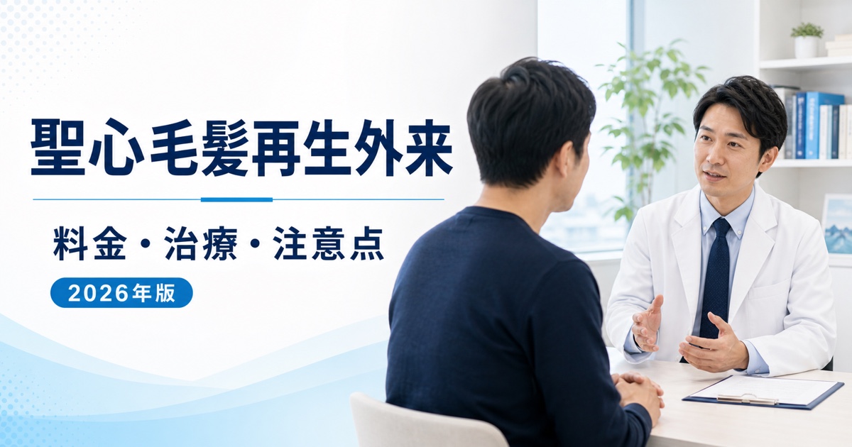 聖心毛髪再生外来の料金・治療・注意点