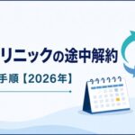 AGAスキンクリニックの途中解約・返金・違約金の確認手順