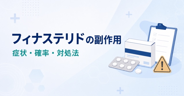 フィナステリドの副作用・症状・確率・対処法