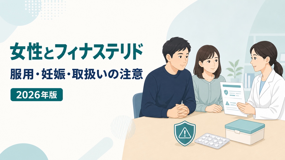 女性とフィナステリドの服用・妊娠・取扱いの注意